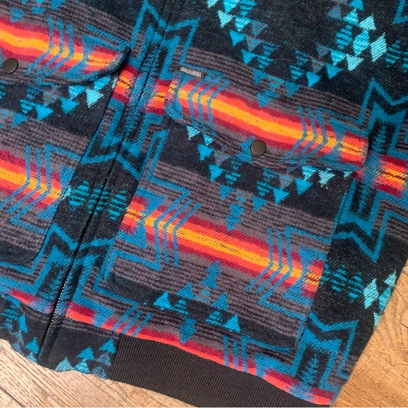 Rock & Roll Denim Men’s Aztec Jacket - Picture 3 of 11